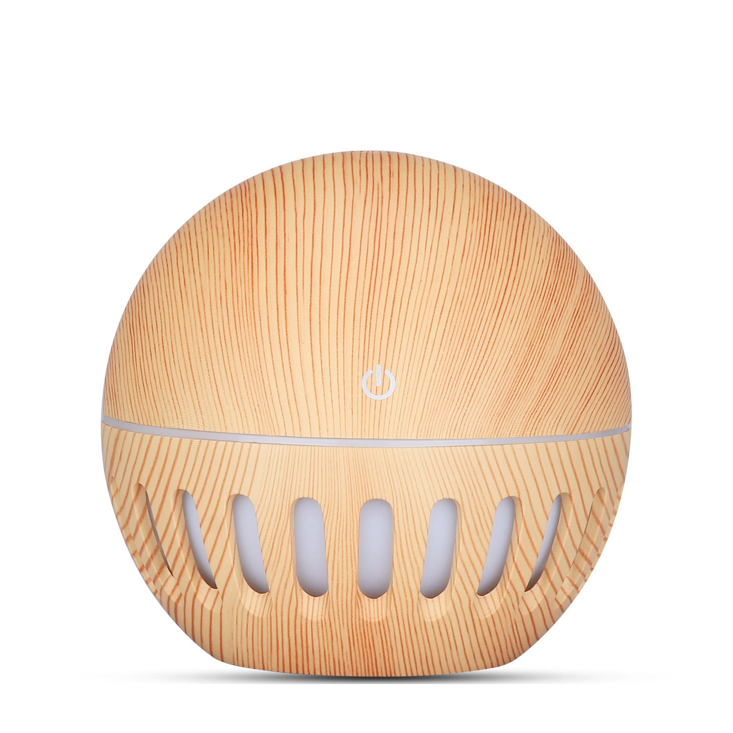 New Wood Grain Hollow Humidifier USB Home Office Desk Small Air Purifier