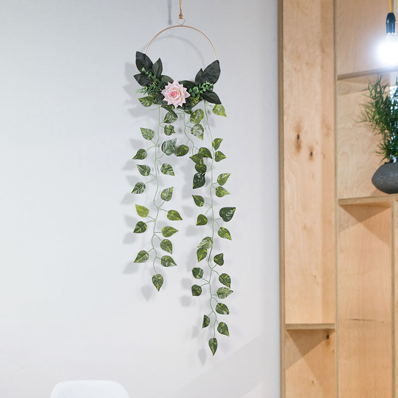 Vine Plant Green Plant Living Room Hanging Decoration Wall Hanging Green Radish Home Accessories Simulation Fake Plant Wall Decoration