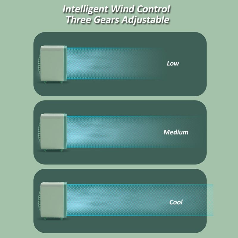 Mini Portable Air Conditioner Humidifier with Water Tank Air Cooler USB 3 Speeds Cooling Fan Air Conditioning for Home Office 5V