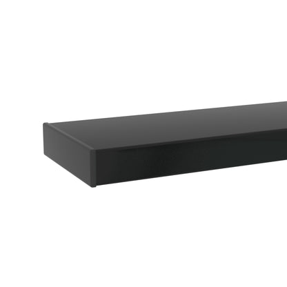 Rectangle Black Glass Coffee Table Clear Coffee Table Modern Side Center Tables for Living Room Living Room Furniture