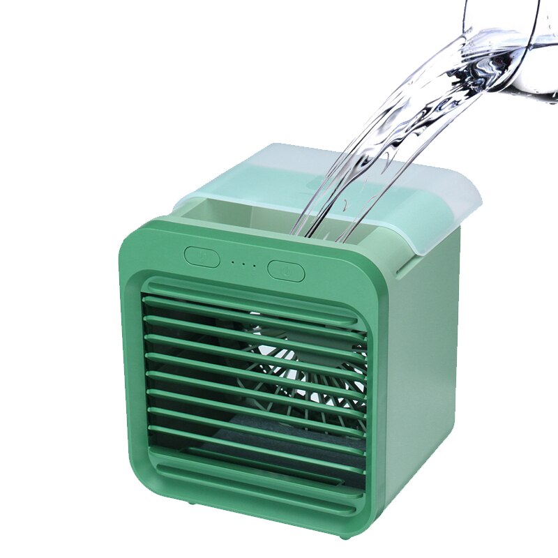 Mini Portable Air Conditioner Humidifier with Water Tank Air Cooler USB 3 Speeds Cooling Fan Air Conditioning for Home Office 5V
