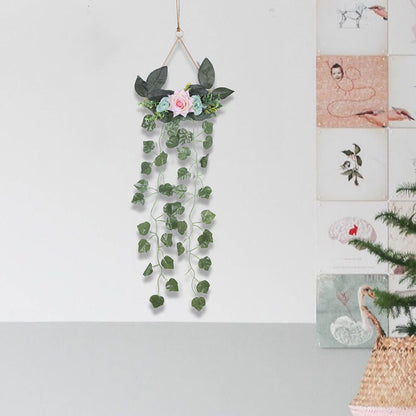 Vine Plant Green Plant Living Room Hanging Decoration Wall Hanging Green Radish Home Accessories Simulation Fake Plant Wall Decoration